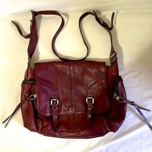 Kooba Burgundy Crossbody Bag